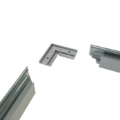 Verbinder 90°° Silber für LED Profil 318Silber incl 2 madenschrauben M5 x 4 Verbinder 90°° Silber für LED Profil 318Silber incl 2 madenschrauben M5 x 4