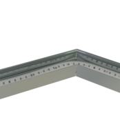 Verbinder 135° Silber für LED Profil 318 Silber inkl. 2 Madenschrauben M5 x 4
