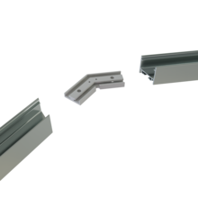 Verbinder 135° Weiss für LED Profil 318Weiss