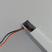 Endkappe mit Kabeldurchführung links für LED Aluminiumprofil 318ALU, 20 mm Breite, IP20, passend für LED Profil 20 mm, inkl. Montagezubehör Endkappe mit Kabeldurchführung links für LED Aluminiumprofil 318ALU, 20 mm Breite, IP20, passend für LED Profil 20 mm, inkl. Montagezubehör