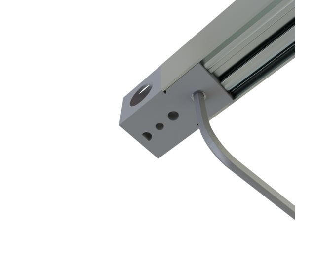 Endkappe mit Kabeldurchführung links für LED Aluminiumprofil 318Schwarz, 20 mm Breite, IP20, passend für LED Profil 20 mm, inkl. Montagezubehör Endkappe mit Kabeldurchführung links für LED Aluminiumprofil 318Schwarz, 20 mm Breite, IP20, passend für LED Profil 20 mm, inkl. Montagezubehör