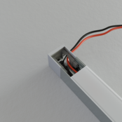 Endkappe mit Kabeldurchführung rechts für LED Aluminiumprofil 318ALU, 20 mm Breite, IP20, passend für LED Profil 20 mm, inkl. Montagezubehör Endkappe mit Kabeldurchführung rechts für LED Aluminiumprofil 318ALU, 20 mm Breite, IP20, passend für LED Profil 20 mm, inkl. Montagezubehör