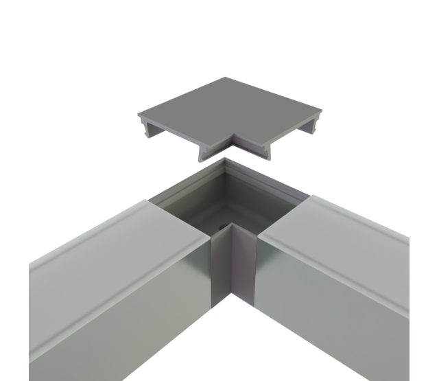 Eckverbinder 90° Silber für LED Profil XL306Silber incl 2 madenschrauben M5 x 4 Eckverbinder 90° Silber für LED Profil XL306Silber incl 2 madenschrauben M5 x 4