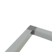 Eckverbinder 90° Schwarz für LED Profil XL306 inkl. 2 Madenschrauben M5 x 4