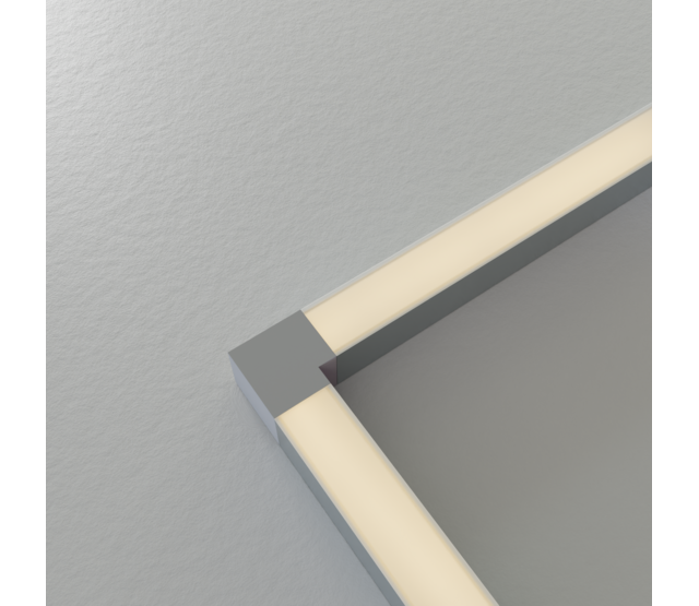 Eckverbinder 90° Schwarz für LED Profil XL306 inkl. 2 Madenschrauben M5 x 4