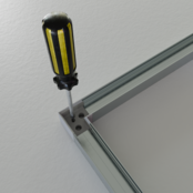 Eckverbinder 90° Schwarz für LED Profil XL306 inkl. 2 Madenschrauben M5 x 4