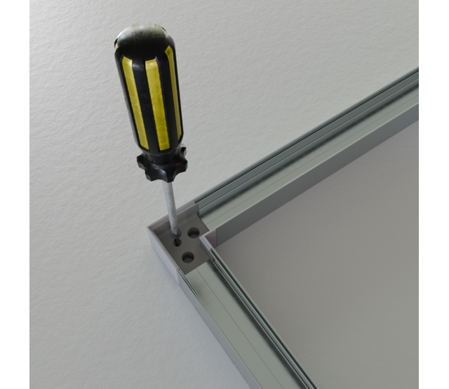 Eckverbinder 90° Schwarz für LED Profil XL306 inkl. 2 Madenschrauben M5 x 4
