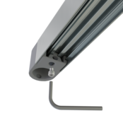 Endkappe Silber mit Kabeldurchführung unten für LED Aluminiumprofil XL306ALU, 20 mm Breite, IP20, passend für LED Profil 20 mm, inkl. Montagezubehör Endkappe Silber mit Kabeldurchführung unten für LED Aluminiumprofil XL306ALU, 20 mm Breite, IP20, passend für LED Profil 20 mm, inkl. Montagezubehör