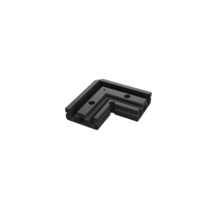 90° Verbinder Schwarz für LED Profil XL306Schwarz inklusive 2 Madenschrauben M5 x 4