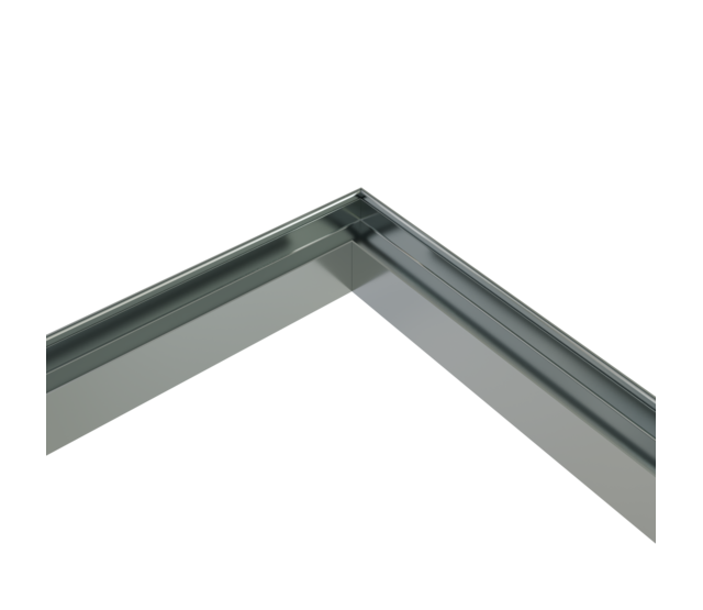90° Verbinder Schwarz für LED Profil XL306Schwarz inklusive 2 Madenschrauben M5 x 4