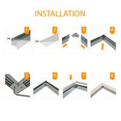 Verbinder 90° Silber für LED Profil XL306Silber incl 2 madenschrauben M5 x 4 Verbinder 90° Silber für LED Profil XL306Silber incl 2 madenschrauben M5 x 4