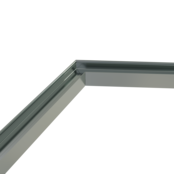 Verbinder 120° Weiß für LED Profil XL306Weiß inklusive 2 Madenschrauben M5 x 4