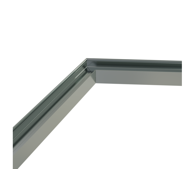 Verbinder 120° Weiß für LED Profil XL306Weiß inklusive 2 Madenschrauben M5 x 4
