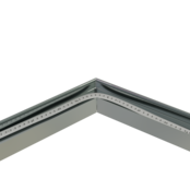 Verbinder 120° Weiß für LED Profil XL306Weiß inklusive 2 Madenschrauben M5 x 4