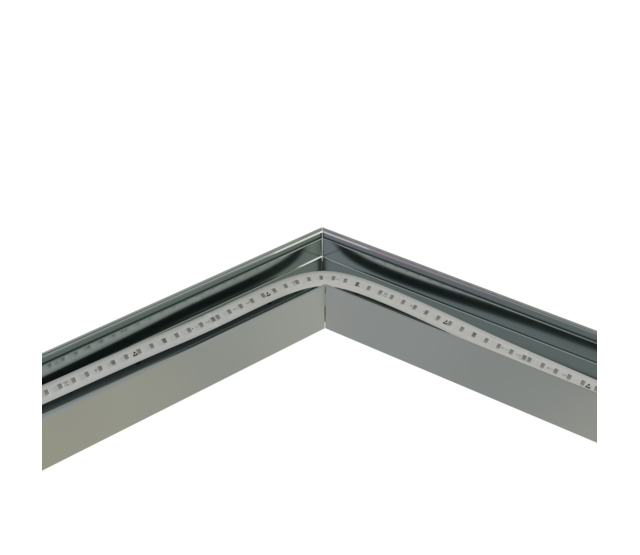 Verbinder 120° Weiß für LED Profil XL306Weiß inklusive 2 Madenschrauben M5 x 4