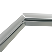 Verbinder 120° Weiß für LED Profil XL306Weiß inklusive 2 Madenschrauben M5 x 4