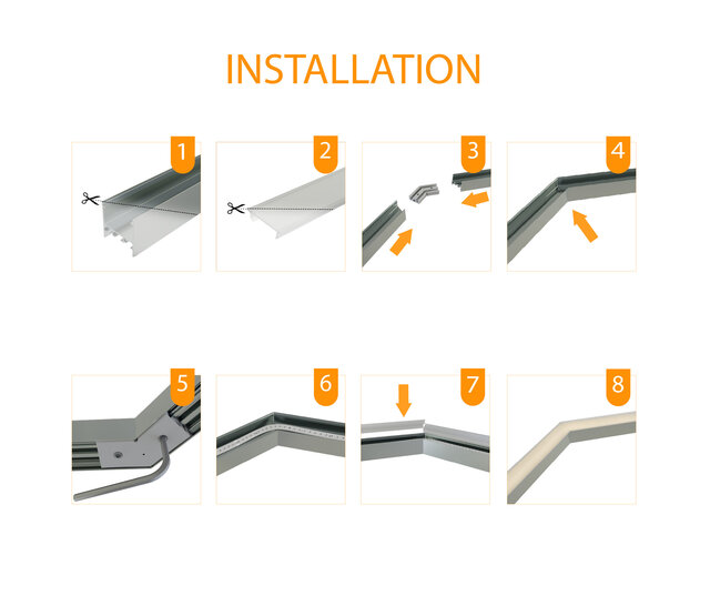 Verbinder 135° Silber für LED Profil XL306Silber incl 2 madenschrauben M5 x 4 Verbinder 135° Silber für LED Profil XL306Silber incl 2 madenschrauben M5 x 4