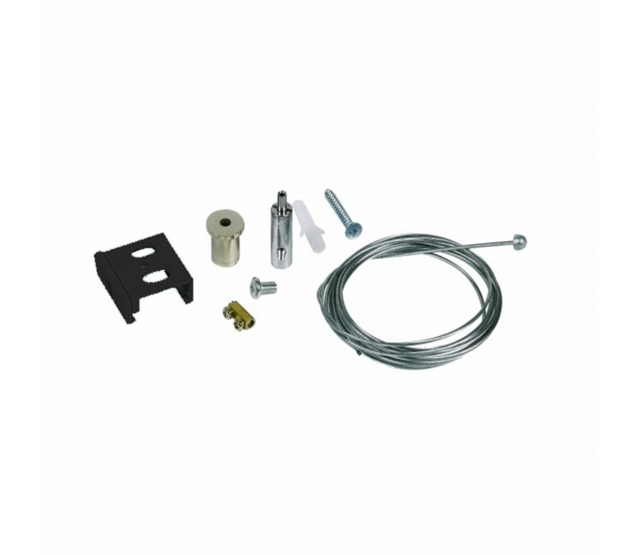 3-Phasen-Abhängungskabel 150cm für Stromschiene schwarz 3-Phasen-Abhängungskabel 150cm für Stromschiene schwarz