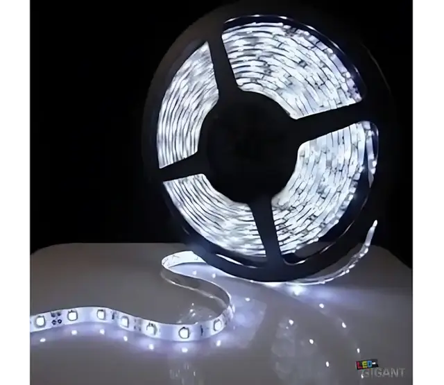 LED Streifen 24 Volt 6000K Kaltweiß 6W 630lm/m 60 LEDs/m IP20 50M Rolle – Hochwertige Beleuchtung für Innenräume LED Streifen 24 Volt 6000K Kaltweiß 6W 630lm/m 60 LEDs/m IP20 50M Rolle – Hochwertige Beleuchtung für Innenräume