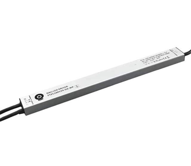 SLIM DALI LED-Treiber 100 Watt 12 Volt 8,33 Ampere - IP67 - kompakt - FTPC100V12-DA-WP - für LED-Streifen & Beleuchtung SLIM DALI LED-Treiber 100 Watt 12 Volt 8,33 Ampere - IP67 - kompakt - FTPC100V12-DA-WP - für LED-Streifen & Beleuchtung