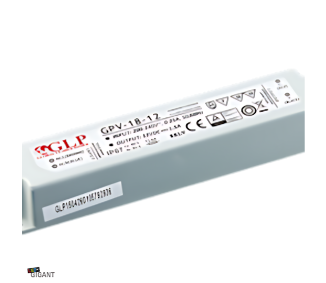 LED-Treiber 18 Watt 12 Volt 1,5 Ampere IP67 wasserdicht – GLP GPV-18-12 – Konstantspannungsnetzteil für LED-Streifen, Außenbereich geeignet LED-Treiber 18 Watt 12 Volt 1,5 Ampere IP67 wasserdicht – GLP GPV-18-12 – Konstantspannungsnetzteil für LED-Streifen, Außenbereich geeignet