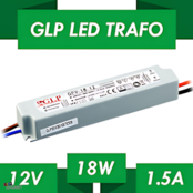 LED-Treiber 18 Watt 12 Volt 1,5 Ampere IP67 wasserdicht – GLP GPV-18-12 – Konstantspannungsnetzteil für LED-Streifen, Außenbereich geeignet LED-Treiber 18 Watt 12 Volt 1,5 Ampere IP67 wasserdicht – GLP GPV-18-12 – Konstantspannungsnetzteil für LED-Streifen, Außenbereich geeignet