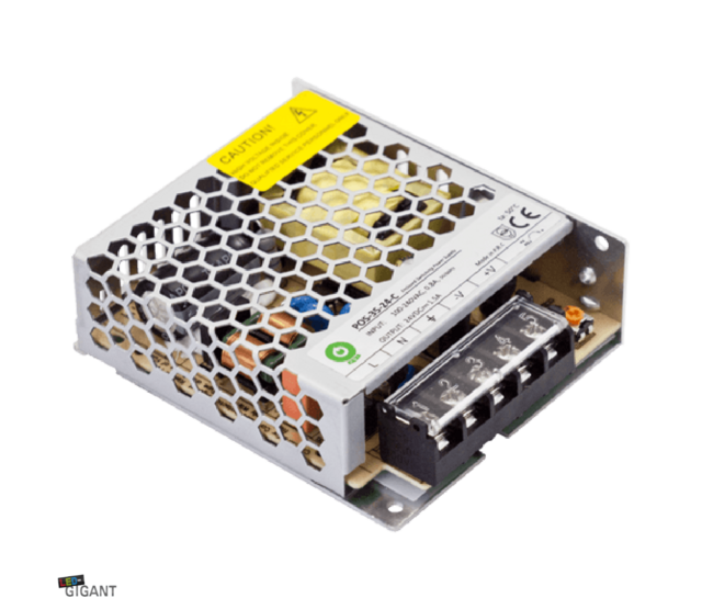 LED-Netzteil 35 Watt 12 Volt 2,9 Ampere für LED-Streifen – IP20 Schutzklasse, Konstantspannung, 35W 12V 2,9A, ideal für Innenbeleuchtung LED-Netzteil 35 Watt 12 Volt 2,9 Ampere für LED-Streifen – IP20 Schutzklasse, Konstantspannung, 35W 12V 2,9A, ideal für Innenbeleuchtung