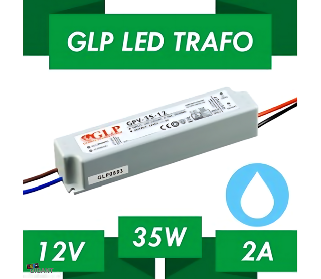 35W 12V 3A LED-Treiber IP67 wasserdicht – GLP GPV-35-12 – Konstantspannungsnetzteil für LED-Streifen, Außenbereich & Industrie 35W 12V 3A LED-Treiber IP67 wasserdicht – GLP GPV-35-12 – Konstantspannungsnetzteil für LED-Streifen, Außenbereich & Industrie