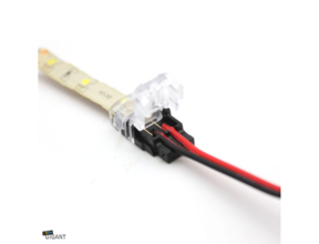 Wasserdichter Verbinder für 10mm LED Streifen – IP67, lötfrei, sicher