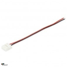 LED Streifen Verbinder 2-polig mit Kabel 10mm für einfarbige LED Streifen IP20