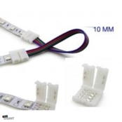 10mm 2-seitiges RGB LED Streifen Verbindungsstück mit Kabel – IP20, für flexible LED Streifen, 10 mm Breite, beidseitig anschließbar, ideal für Innenanwendungen 10mm 2-seitiges RGB LED Streifen Verbindungsstück mit Kabel – IP20, für flexible LED Streifen, 10 mm Breite, beidseitig anschließbar, ideal für Innenanwendungen