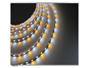 LED Streifen warmweiß & weiß 9,6W 960lm/m 120x3528 SMD 24V DC IP20 2700K-6000K 5m