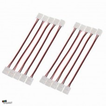 LED Streifen Verbinder mit Kabel 8mm – beidseitig Kabel – IP20