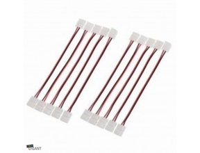 LED Streifen Verbinder mit Kabel 8mm – beidseitig Kabel – IP20
