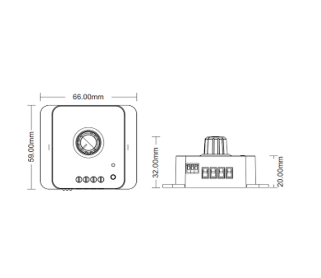 LED-Drehdimmer 12V/24V/36V/48V 8A - V1-KS LED-Drehdimmer 12V/24V/36V/48V 8A - V1-KS