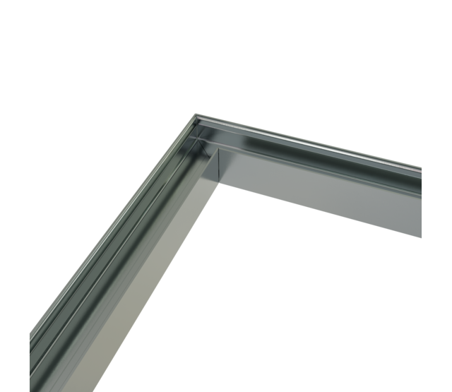 T-Verbinder 90° Silber für LED-Profil 318alu inkl. 2 Madenschrauben M5 x 4