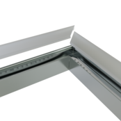 T-Verbinder 90° Silber für LED-Profil 318alu inkl. 2 Madenschrauben M5 x 4