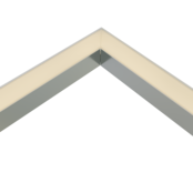 T-Verbinder 90° Silber für LED-Profil 318alu inkl. 2 Madenschrauben M5 x 4