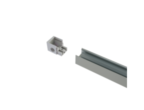 Endkappe Öffnung links Silber für LED Profil XL306Silber