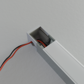 Endkappe Öffnung links Silber für LED Profil XL306Silber Endkappe Öffnung links Silber für LED Profil XL306Silber