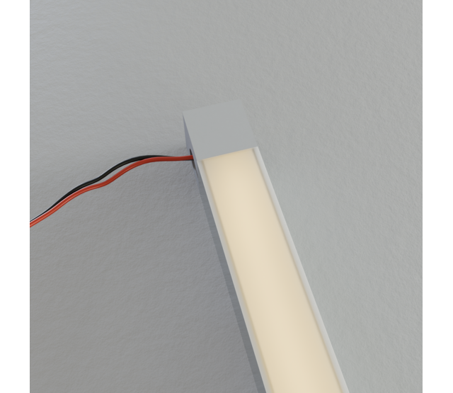 Endkappe Öffnung links Silber für LED Profil XL306Silber Endkappe Öffnung links Silber für LED Profil XL306Silber