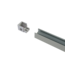 Verbinder für LED-Profile – LED gigant Endkappe mit linker Öffnung Weiß für LED Profil XL306 inkl. 2 Madenschrauben M5 x 4