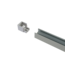 Verbinder für LED-Profile – LED gigant Endkappe Öffnung hinten Silber für LED Profil XL306Silber