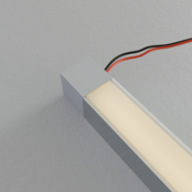 Endkappe Öffnung hinten Silber für LED Profil XL306Silber Endkappe Öffnung hinten Silber für LED Profil XL306Silber