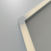 Eckverbinder 120° Weiß für LED Profil XL306 Weiß inkl. 2 Madenschrauben M5 x 4