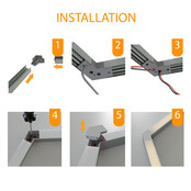 Eckverbinder 120° Weiß für LED Profil XL306 Weiß inkl. 2 Madenschrauben M5 x 4