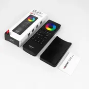 Schwarze LED-Strip-Fernbedienung – LED – 4 Zonen – Miboxer C5