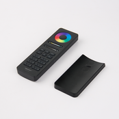 Schwarze LED-Strip-Fernbedienung Miboxer C8 – Steuerung für 8 Zonen RGB/RGBW/RGBCCT LEDs