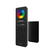 Schwarze LED-Strip-Fernbedienung Miboxer C8 – Steuerung für 8 Zonen RGB/RGBW/RGBCCT LEDs