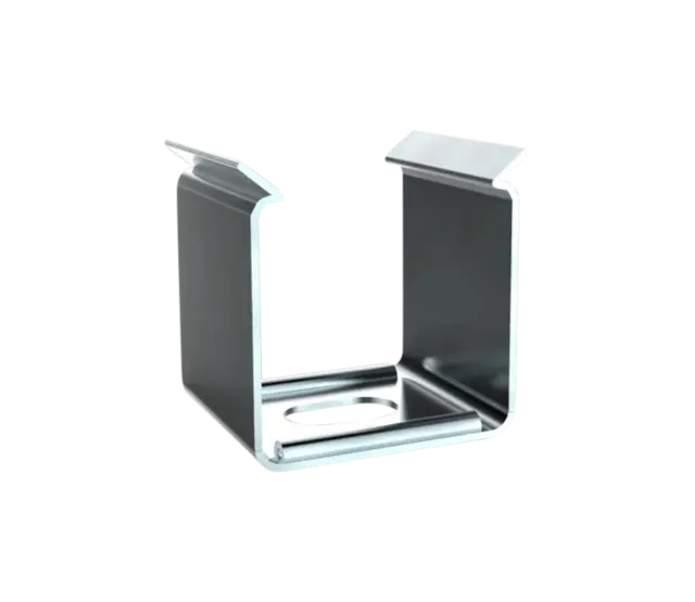 Montageklammer für LED Profil 308ALU – universelle Halterung für LED-Streifen und Aluminiumprofile mit 20 mm Breite – robuste Befestigung für Decken- und Wandmontage